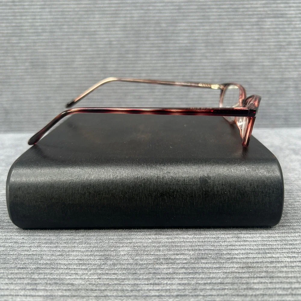 Mario Martinelli Burgundy Tortoise Oval Y2k Eyeglass Frames 48-16 31924